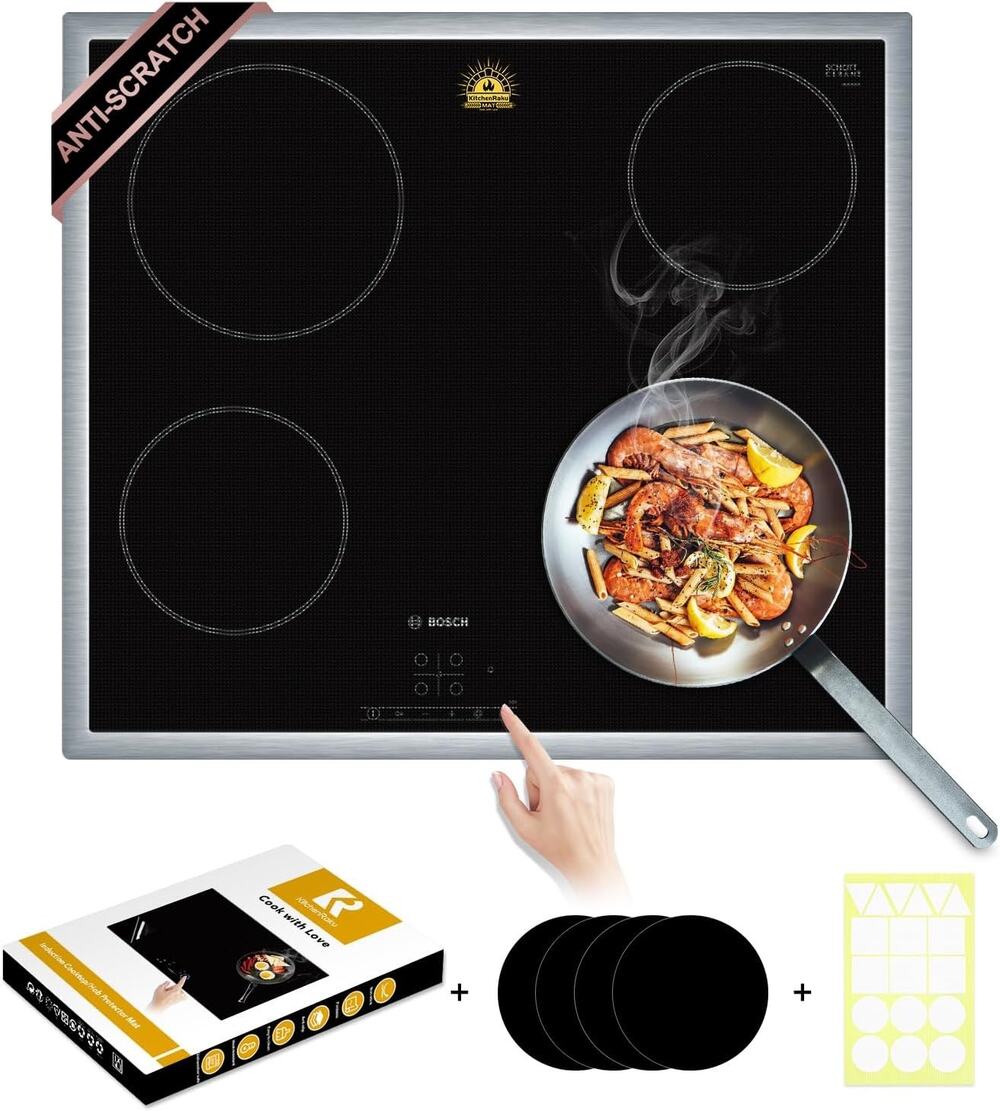 Extra - Large Translucent Induction Cooktop Protector Cover Mat 20.4" (TSMGTS8)